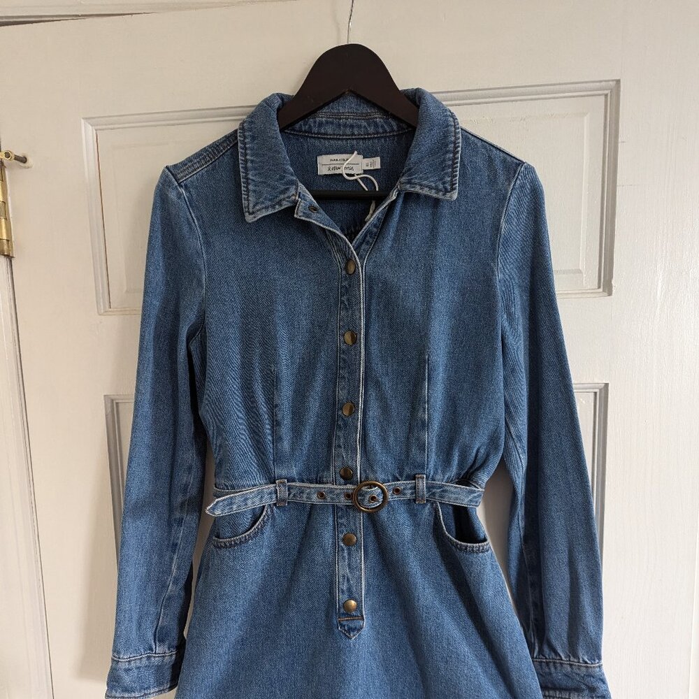 Denim & Other Stories button down dress, size 6